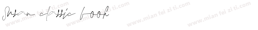 Susan classic book字体转换